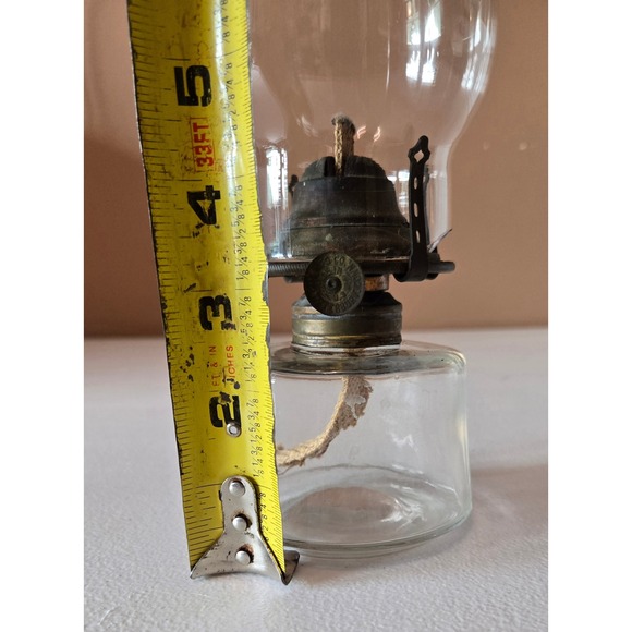 Plume & Atwood Other - Antique Empire No 2 Oil Lamp Clear Glass Kerosene Lamp Chimney Complete